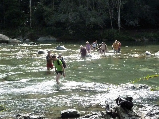 Baracoa Trekking Flussquerung