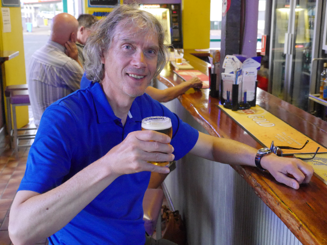 Unser erstes Bier in einem australischen Pub 