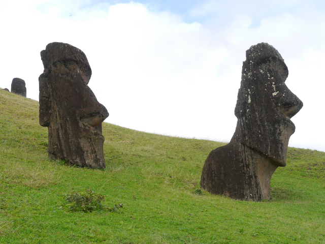 Wo ein Moai steht, ist der nächste nicht weit