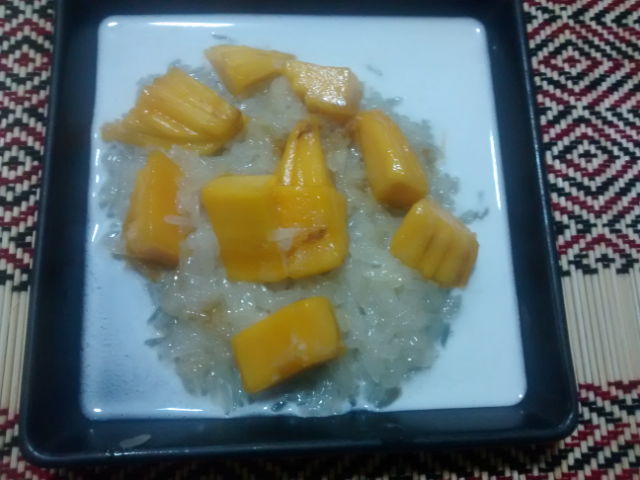 Krönender Abschluss: Sticky Rice with Mango. Unser neues Lieblingsdessert
