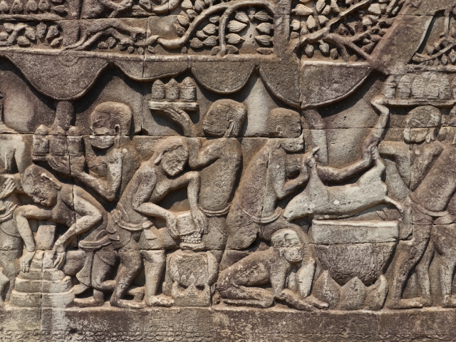 Angkor Wat Bayon Reliefs