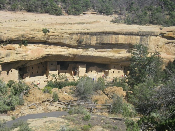 Cliff Dwellings in Mesa Verde.