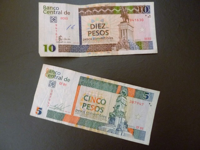 CUC - Peso convertible, die Devisenwährung Cubas