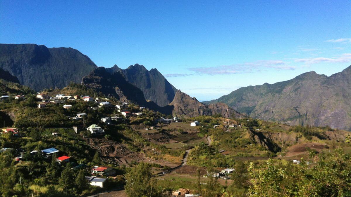 Der Cirque de Cilaos auf La Reunion.