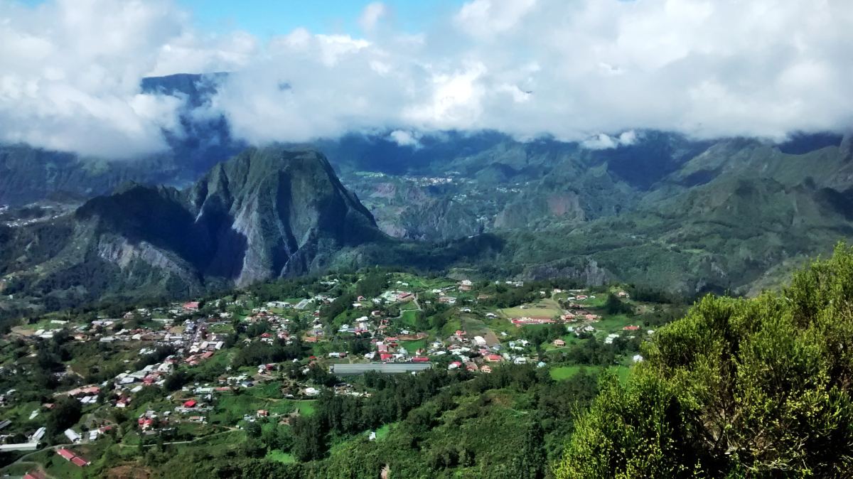 Berglandschaft auf La Reunion.