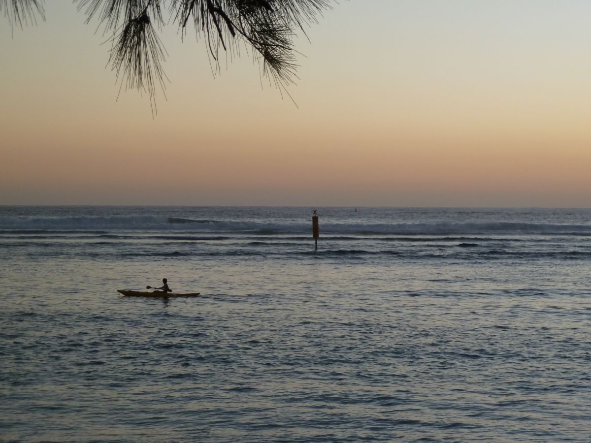 Sonnenuntergang am Meer.
