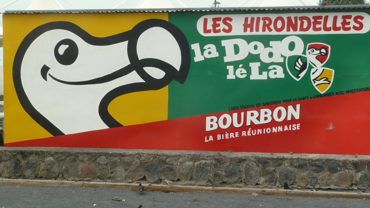 Werbeplakat für Dodo-Bier.
