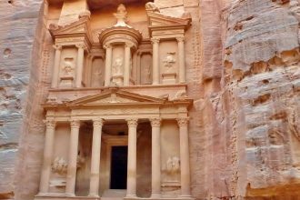 Das Schatzhaus des Pharao in Petra, Jordanien