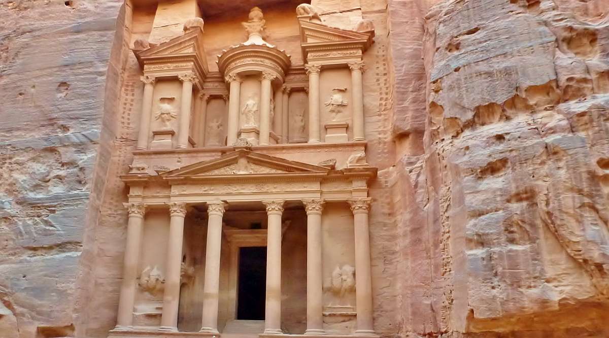 Das Schatzhaus des Pharao in Petra, Jordanien