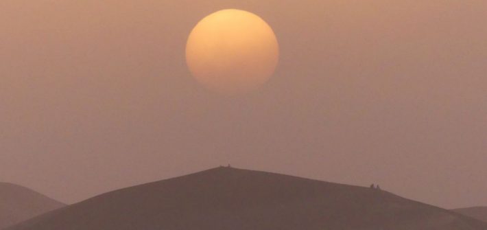 Sonnenuntergang Sahara