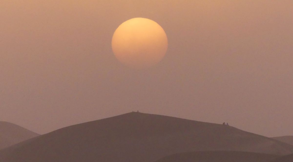 Sonnenuntergang Sahara