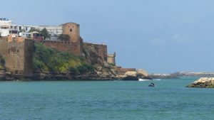 Blick auf die Kasbah von Rabat, Marokko.
