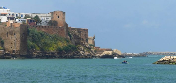 Blick auf die Kasbah von Rabat