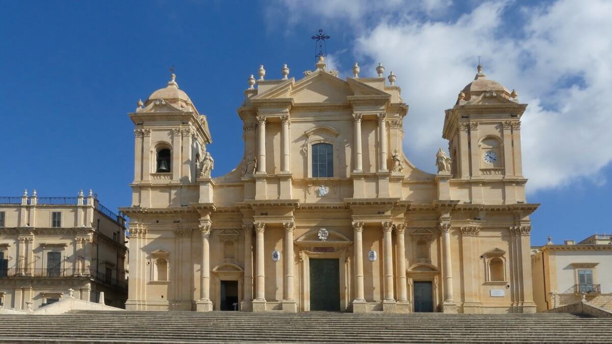 Barocke Kathedrale in Noto.