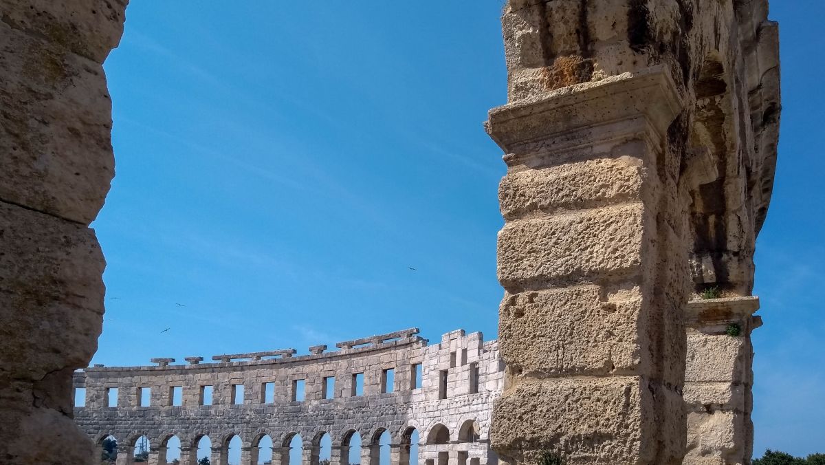 Amphitheater in Pula.