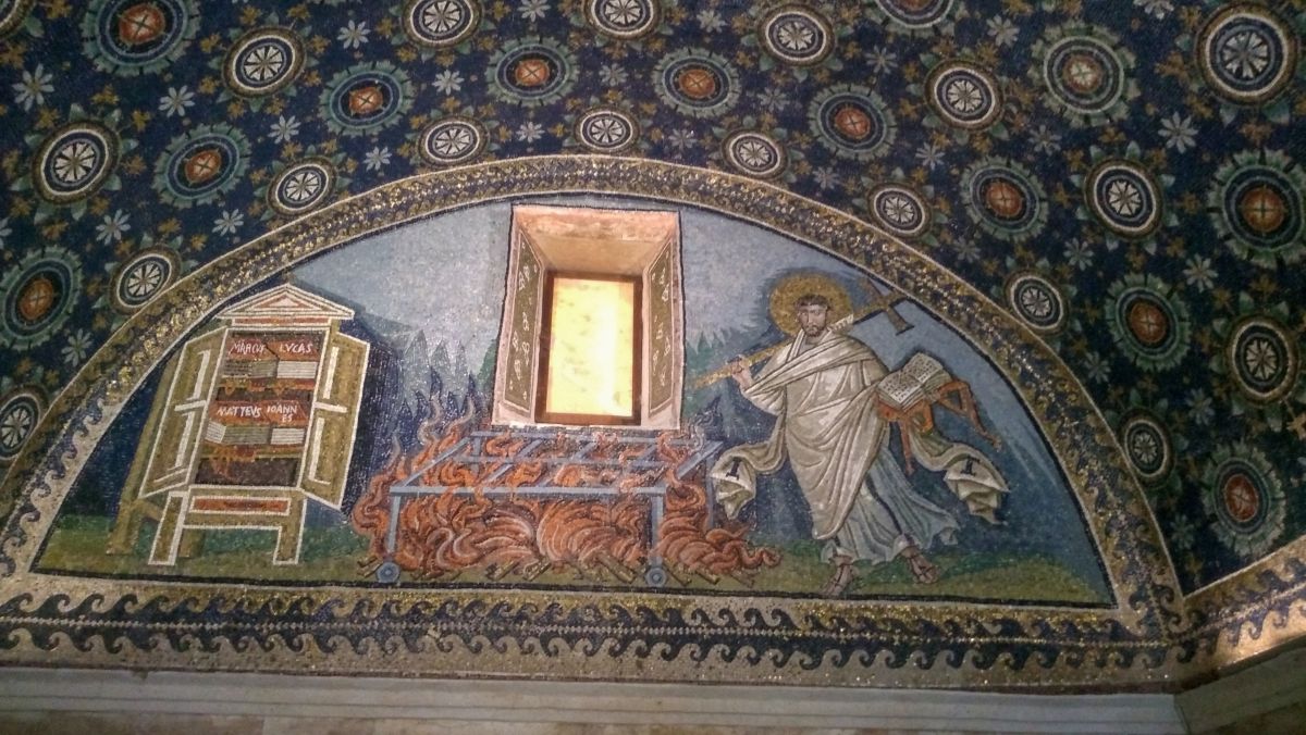 Mosaik in Ravenna.