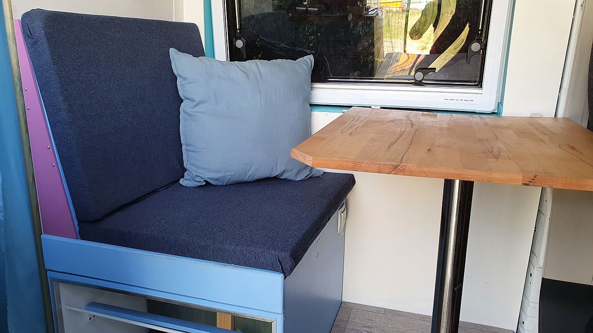 Sitzbank im Wohnmobil bauen