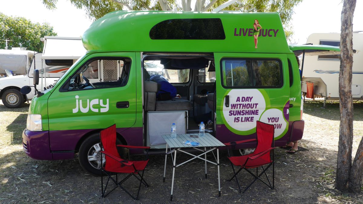 Camper in Australien.